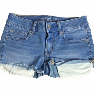 American Eagle Shortie Jean shorts size 2